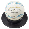 Custom Ring Security Full-Size Baseball-Wedding Party Ring Bearer-Gold Rings