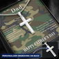 Fathers Day Gift From Daughter Engraving Camo - Sentimental Dad Gift from Daughter, Dad Birthday Gift from Daughter,