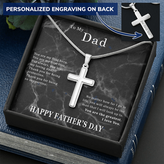 Fathers Day Gift From Daughter Engraving - Sentimental Dad Gift from Daughter, Dad Birthday Gift from Daughter, Dad Birthday Gift