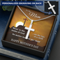 Mother's Day Gift-Lips of a Child-Sunset Cross-Christian Cross Necklace