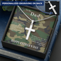 Fathers Day Gift From Daughter Engraving Camo - Sentimental Dad Gift from Daughter, Dad Birthday Gift from Daughter,