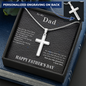 Fathers Day Gift From Daughter Engraving Leather Look-- Sentimental Dad Gift from Daughter, Dad Birthday Gift from Daughter,