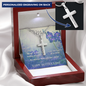 Mother's Day Gift-Lips of a Child-Orchids-Christian Cross Necklace