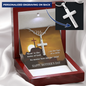 Mother's Day Gift-Lips of a Child-Sunset Cross-Christian Cross Necklace
