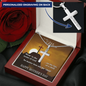 Mother's Day Gift-Lips of a Child-Sunset Cross-Christian Cross Necklace