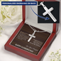 Fathers Day Gift From Daughter - Dark Wood Look- Personalized Engraving