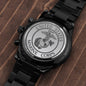 US Marines Black Chronograph Watch