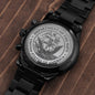 US Navy Black Chronograph Watch