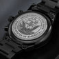 US Navy Black Chronograph Watch