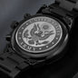 US Army Black Chronograph Watch