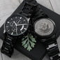 US Navy Black Chronograph Watch