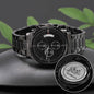 SeaBees Black Chronograph Watch