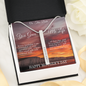 Mother's Day Gift-Greatest Gift-Sunset-Roman Numeral Necklace