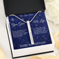 Mother's Day Gift-You Gave Me Life-Greatest Gift-BlueStars-Roman Numeral Necklace