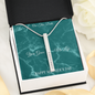 Mother's Day Gift for Mom-You Gave Me Life IX- Roman Numeral Stick Necklace