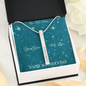 Mother's Day Gift for Mom-You Gave Me Life X- Roman Numeral Stick Necklace