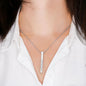 Mother's Day Gift-Greatest Gift-Red Marble-Roman Numeral Necklace