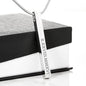 Mother's Day Gift for Mom-You Gave Me Life IX- Roman Numeral Stick Necklace