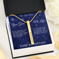 Mother's Day Gift-You Gave Me Life-Greatest Gift-BlueStars-Roman Numeral Necklace