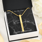 Mother's Day Gift for Mom-You Gave Me Life VII- Roman Numeral Stick Necklace