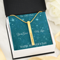 Mother's Day Gift for Mom-You Gave Me Life X- Roman Numeral Stick Necklace