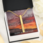 Mother's Day Gift-Greatest Gift-Sunset-Roman Numeral Necklace