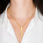 Mother's Day Gift for Mom-You Gave Me Life IX- Roman Numeral Stick Necklace