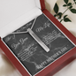 Mother's Day Gift-Greatest Gift-Black Marble-Roman Numeral Necklace