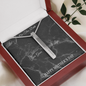 Mother's Day Gift for Mom-You Gave Me Life VII- Roman Numeral Stick Necklace