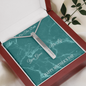 Mother's Day Gift for Mom-You Gave Me Life IX- Roman Numeral Stick Necklace