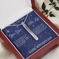 Mother's Day Gift-You Gave Me Life-Greatest Gift-BlueStars-Roman Numeral Necklace