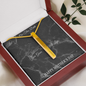 Mother's Day Gift for Mom-You Gave Me Life VII- Roman Numeral Stick Necklace