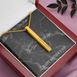 Mother's Day Gift for Mom-You Gave Me Life VII- Roman Numeral Stick Necklace