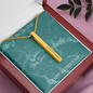 Mother's Day Gift for Mom-You Gave Me Life IX- Roman Numeral Stick Necklace