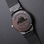 Father's Day Gift From Wife - Engraved Message Watch - Trucker Husband