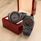 Engraved Wooden Watch - US Navy Man's Watch