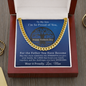 Fathers Day Gift From Mom - Chain Necklace - Family Tree