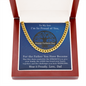 Fathers Day Gift From Dad - Chain Necklace - Family Tree