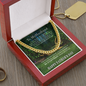 Father's Day Gift from Wife - Cuban Necklace-Forest