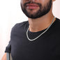 Father's Day Gift from Wife - Cuban Necklace - Leather look