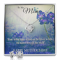 Mother's Day Gift-Lips of a Child-Blue Orchids-Love Knot Earring & Necklace Set