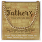 Fathers Day Gift From Daughter-Cuban Chain/Necklace-Spiritual Montage