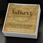 Fathers Day Gift From Daughter-Cuban Chain/Necklace-Spiritual Montage