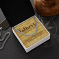 Fathers Day Gift From Daughter-Cuban Chain/Necklace-Spiritual Montage