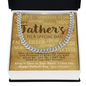 Fathers Day Gift From Daughter-Cuban Chain/Necklace-Spiritual Montage