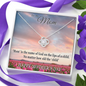 Mother's Day Gift for Mom-Lips of a Child-Tulips-Love Knot Necklace