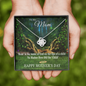 Mother's Day Gift-Lips of a Child Halo2-Love Knot Necklace