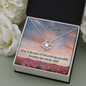 Mother's Day Gift for Mom-Lips of a Child-Tulips-Love Knot Necklace