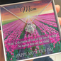 Mother's Day Gift for Mom-Lips of a Child-Tulips-Love Knot Necklace