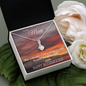 Mother's Day Gift-Lips of a Child-Sunset-ALLURING BEAUTY Necklace